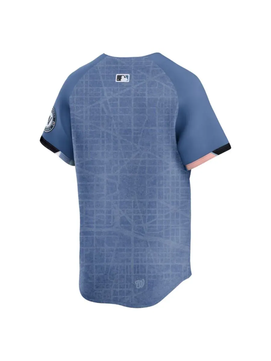 Nike Мужская синяя футболка Washington Nationals 2025 City Connect Limited — изображение 3 из 3, синий