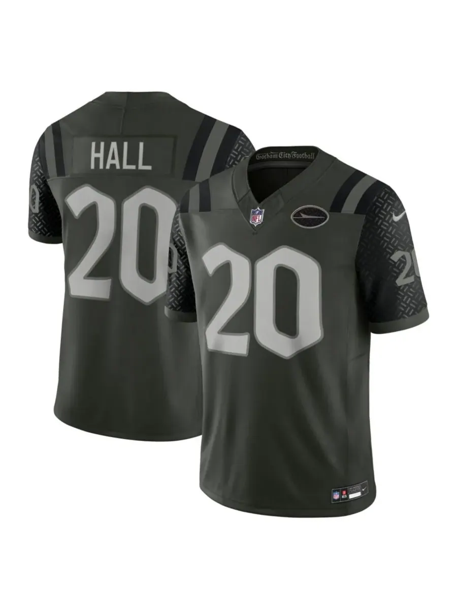 Nike Мужская зеленая футболка Breece Hall New York Jets NFL Rivalry Limited Jersey — изображение 1 из 3, зеленый
