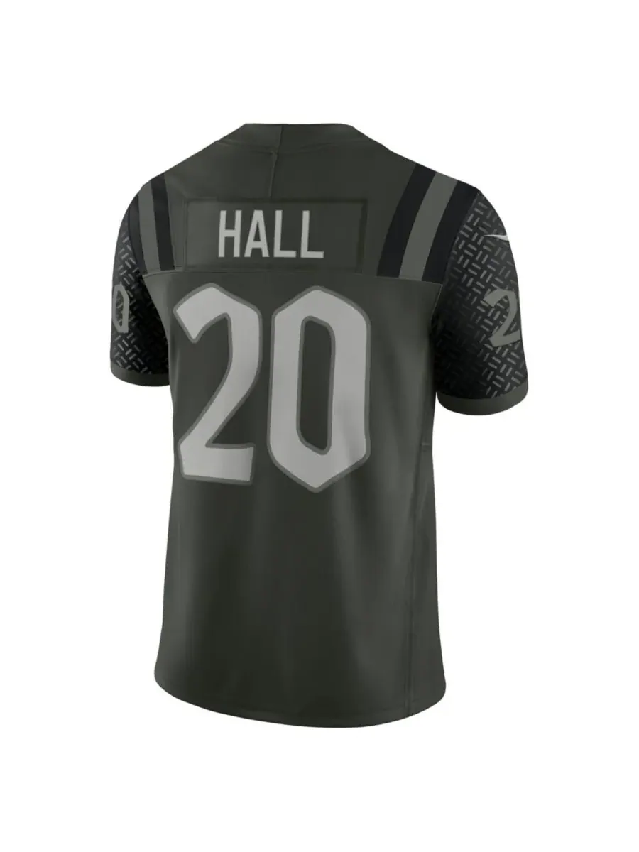 Nike Мужская зеленая футболка Breece Hall New York Jets NFL Rivalry Limited Jersey — изображение 2 из 3, зеленый