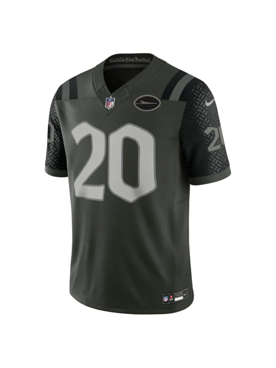 Nike Мужская зеленая футболка Breece Hall New York Jets NFL Rivalry Limited Jersey — изображение 3 из 3, зеленый