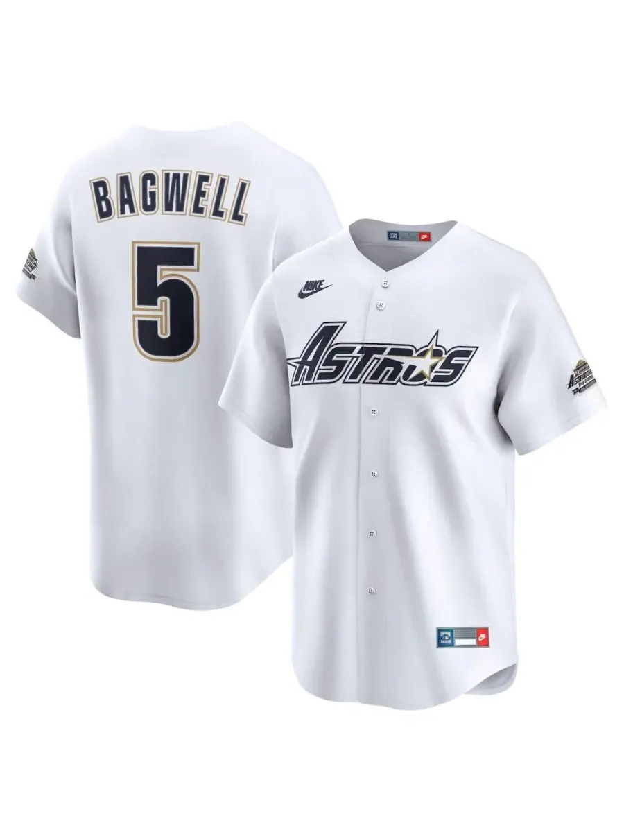 Nike Мужская белая футболка Jeff Bagwell с символикой команды Houston Astros из коллекции — изображение 1 из 3, белый