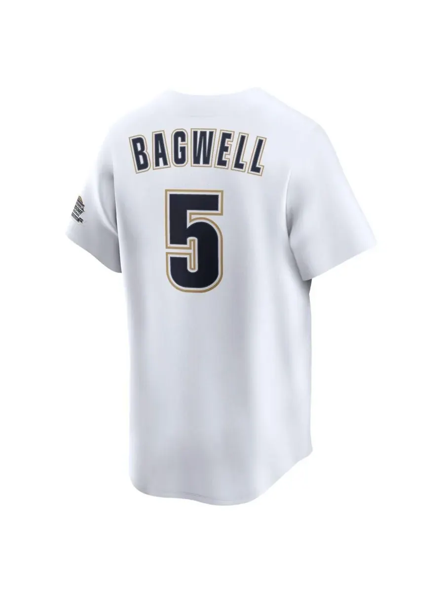 Nike Мужская белая футболка Jeff Bagwell с символикой команды Houston Astros из коллекции — изображение 2 из 3, белый