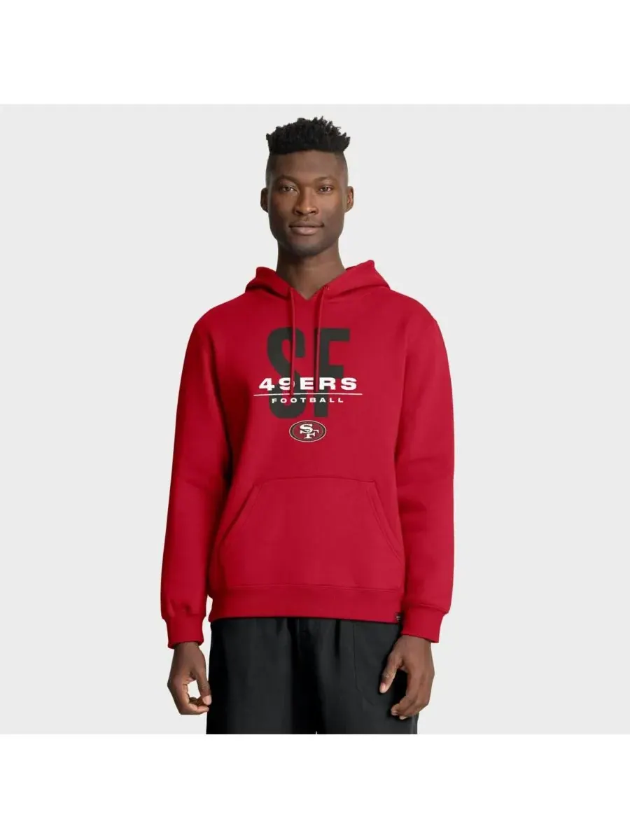 Мужская алая толстовка с капюшоном San Francisco 49ers Right Tackle Legacy Fanatics — изображение 1 из 5, алый
