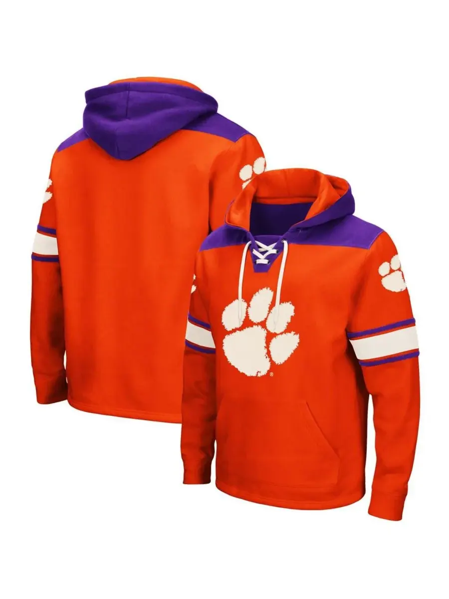 Мужская толстовка на шнуровке Clemson Tigers 2.0 Colosseum