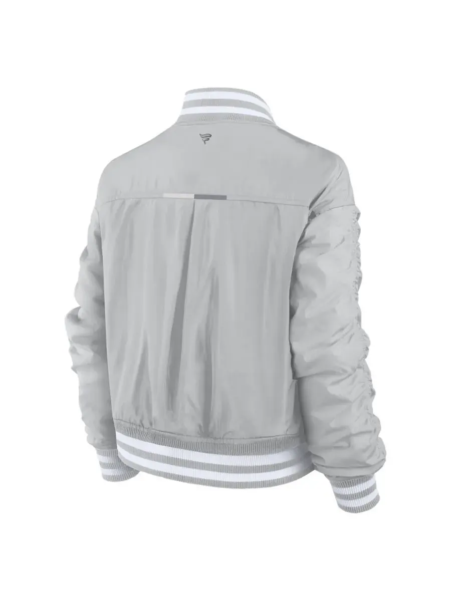 Fanatics Женская серая куртка Detroit Lions Elements Wave с застежкой на кнопках — изображение 2 из 3, серый
