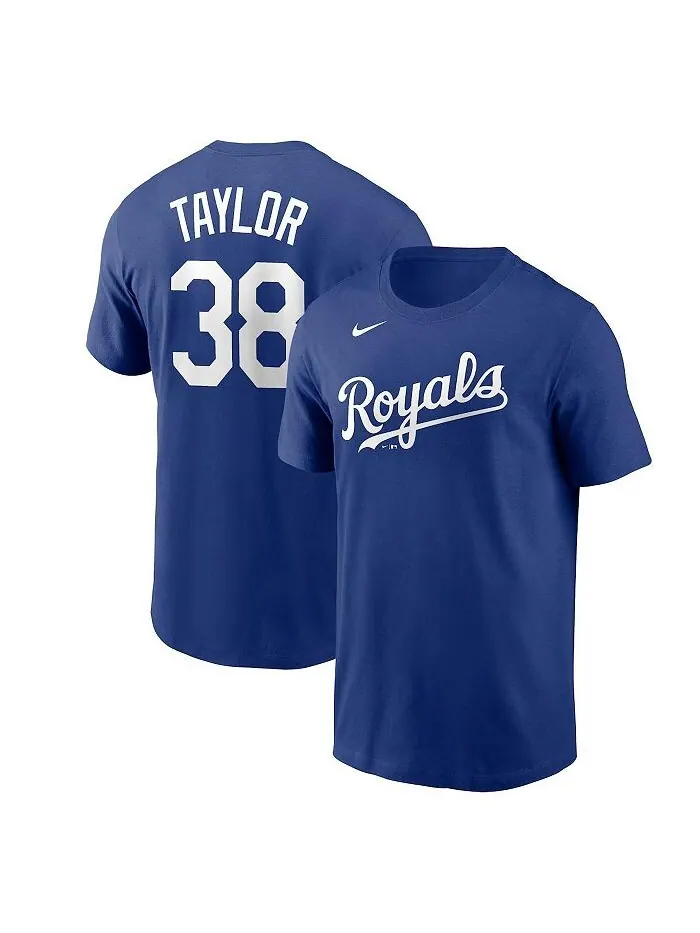 Мужская футболка с именем и номером Josh Taylor Royal Kansas City Royals Nike — изображение 1 из 3, королевский