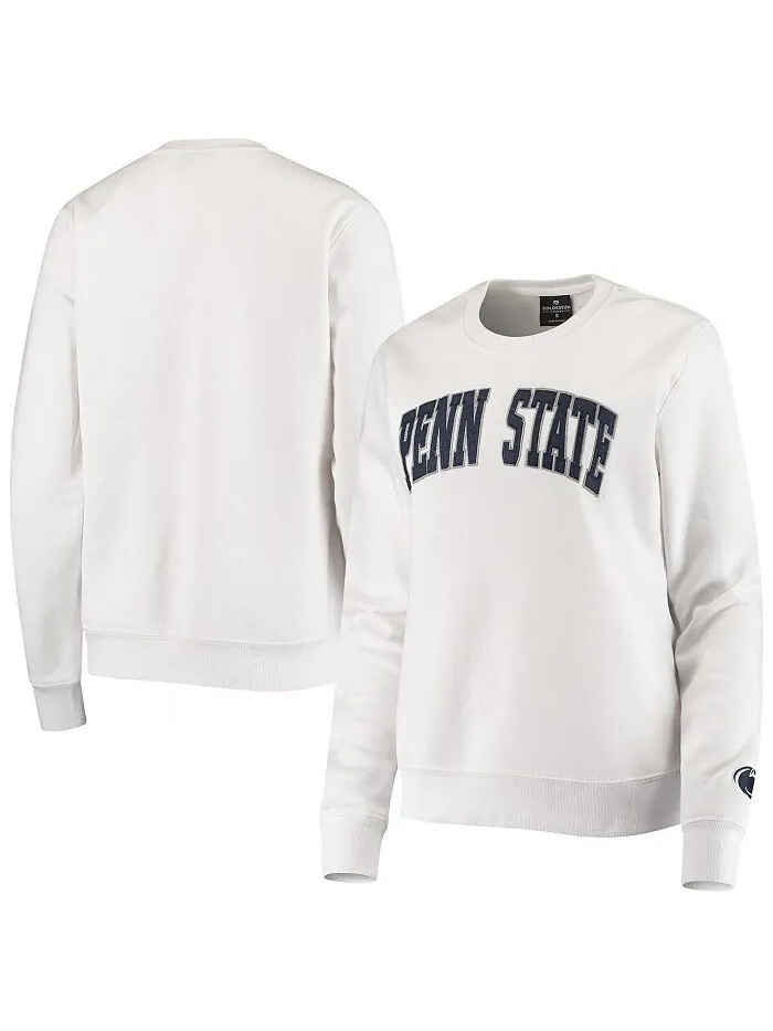 Белый женский пуловер-свитшот Penn State Nittany Lions Campanile Colosseum — изображение 1 из 3