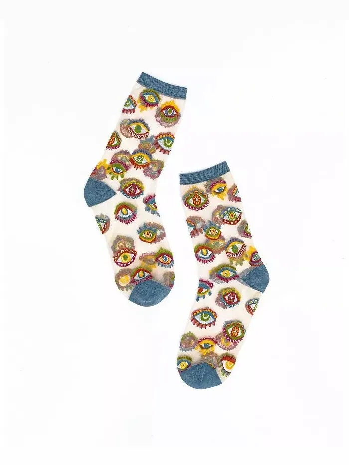 Женские прозрачные носки от сглаза Sock Candy — без цвета