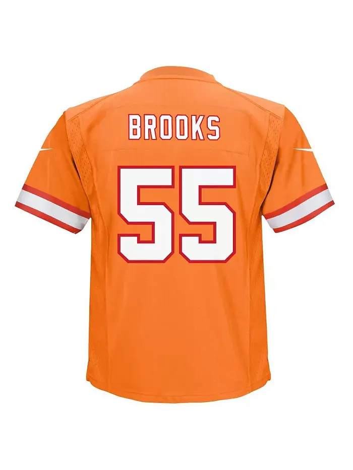Детская игровая футболка Derrick Brooks в оранжевом цвете Tampa Bay Buccaneers (завершивший карьеру — изображение 3 из 3