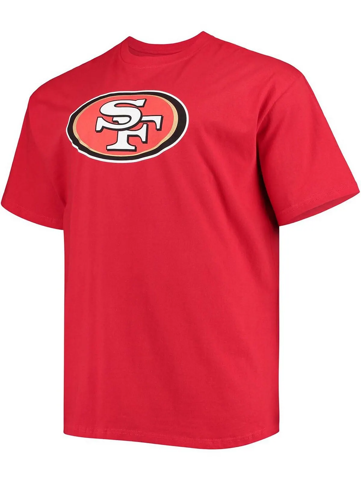 Мужская футболка Big and Tall Nick Bosa Scarlet San Francisco 49Ers с именем игрока и номером — изображение 3 из 3, алый