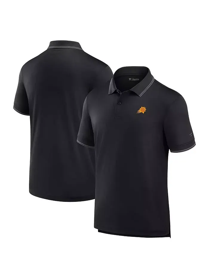 Мужская поло Phoenix Suns Front Office черного цвета Fanatics — изображение 1 из 3