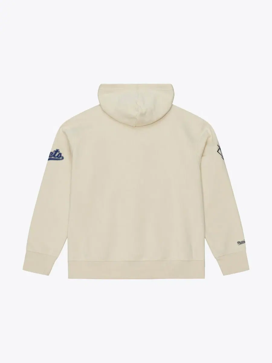 Худи из флиса с вышивкой New York Mets Yacht Rock Mitchell & Ness — изображение 2 из 5, бежевый