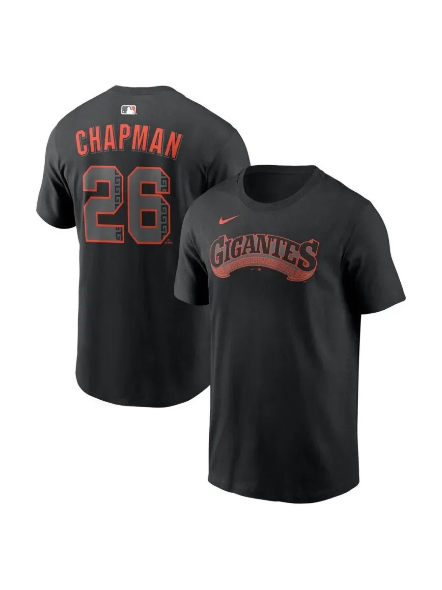 Футболка с длинным рукавом Matt Chapman Alternate Name Number Nike — изображение 1 из 3, черный