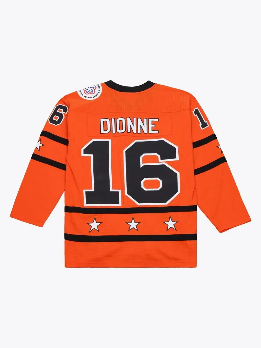 Мужская ретро-футболка Marcel Dionne 1976 NHL All-Star Game Power Play Mitchell & Ness — изображение 2 из 4, оранжевый