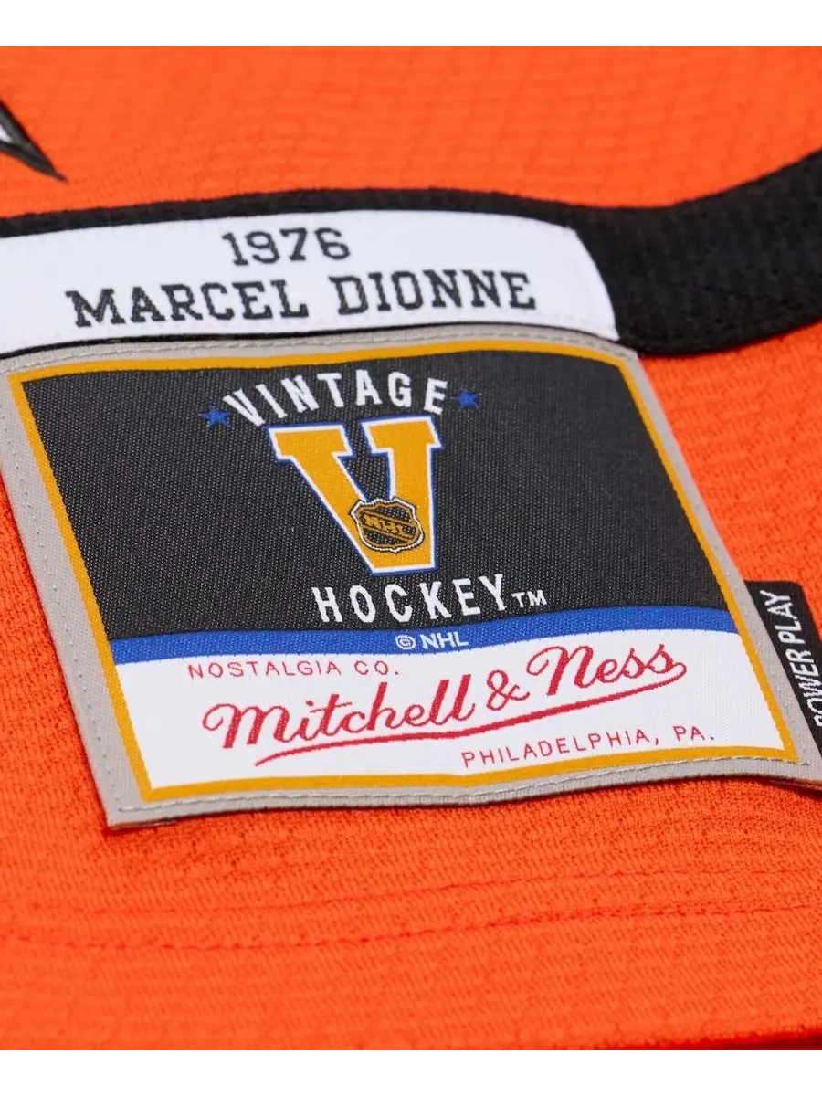 Мужская ретро-футболка Marcel Dionne 1976 NHL All-Star Game Power Play Mitchell & Ness — изображение 4 из 4, оранжевый