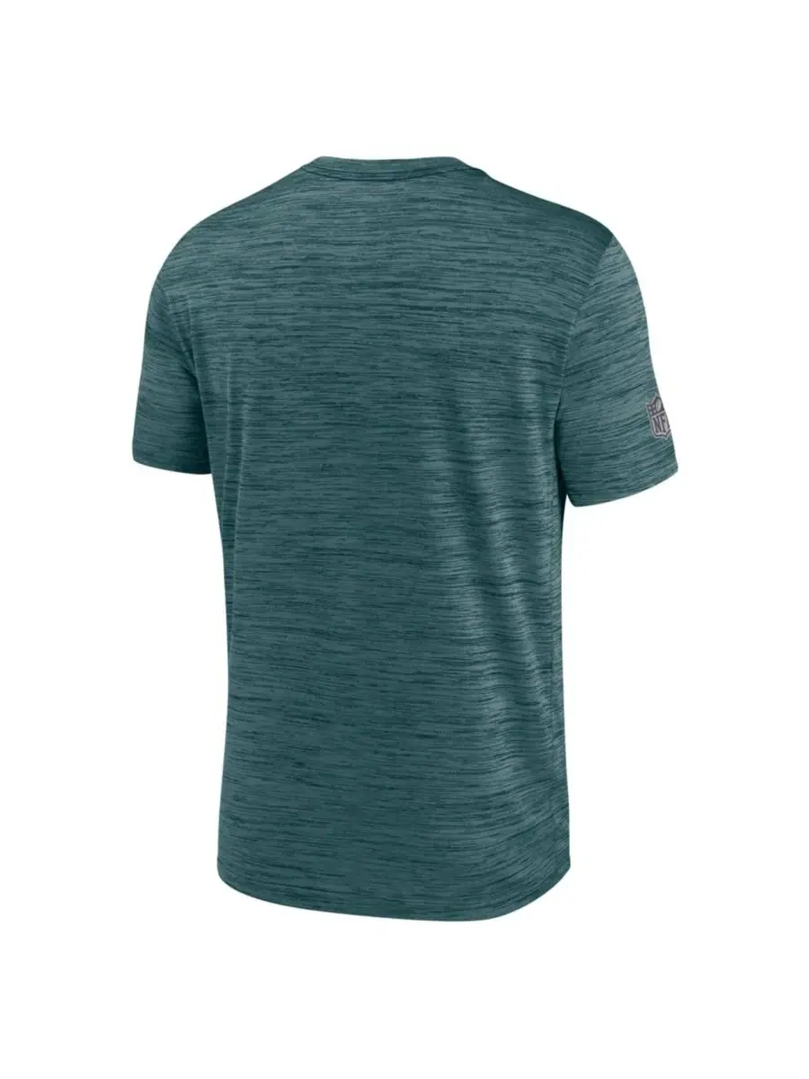 Футболка с длинным рукавом Dri-FIT Philadelphia Eagles Sideline Velocity Nike — изображение 3 из 5, зеленый