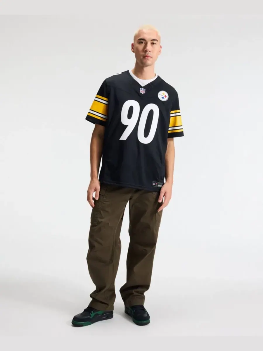 Мужская футболка-джерси T.J. Watt Vapor F.U.S.E. Stitched Limited Nike — изображение 3 из 5, черный