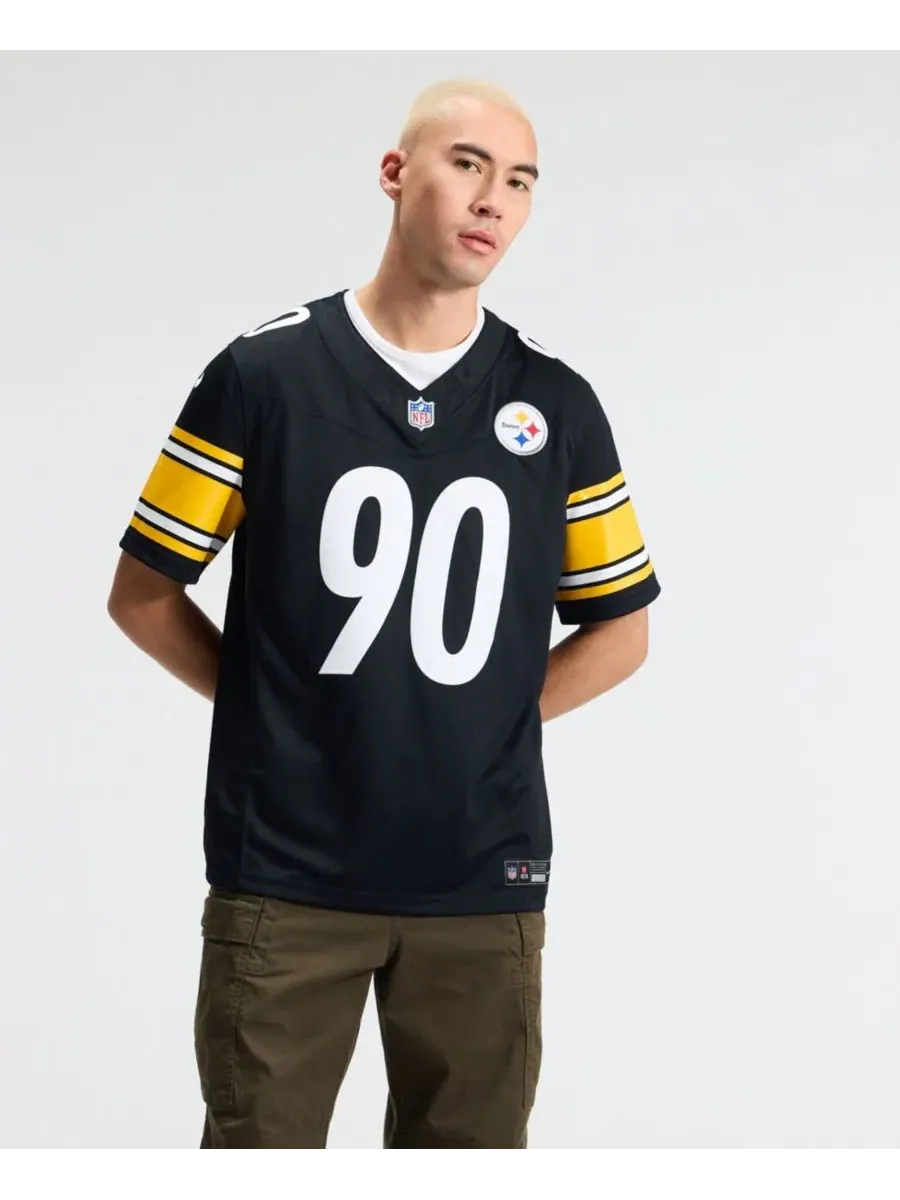 Мужская футболка-джерси T.J. Watt Vapor F.U.S.E. Stitched Limited Nike — изображение 5 из 5, черный