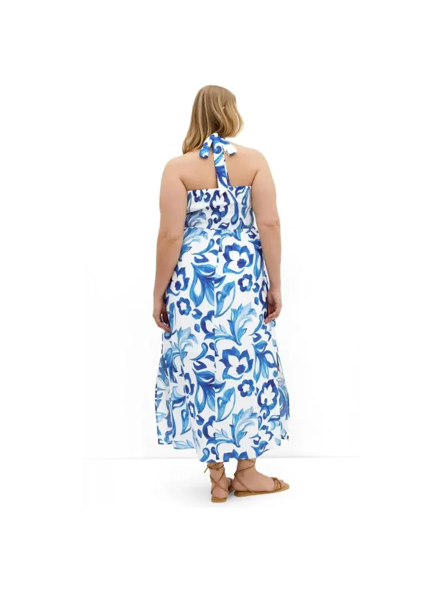 Макси-платье с принтом Peta Serene Print CITY CHIC, Mykonos — изображение 2 из 4