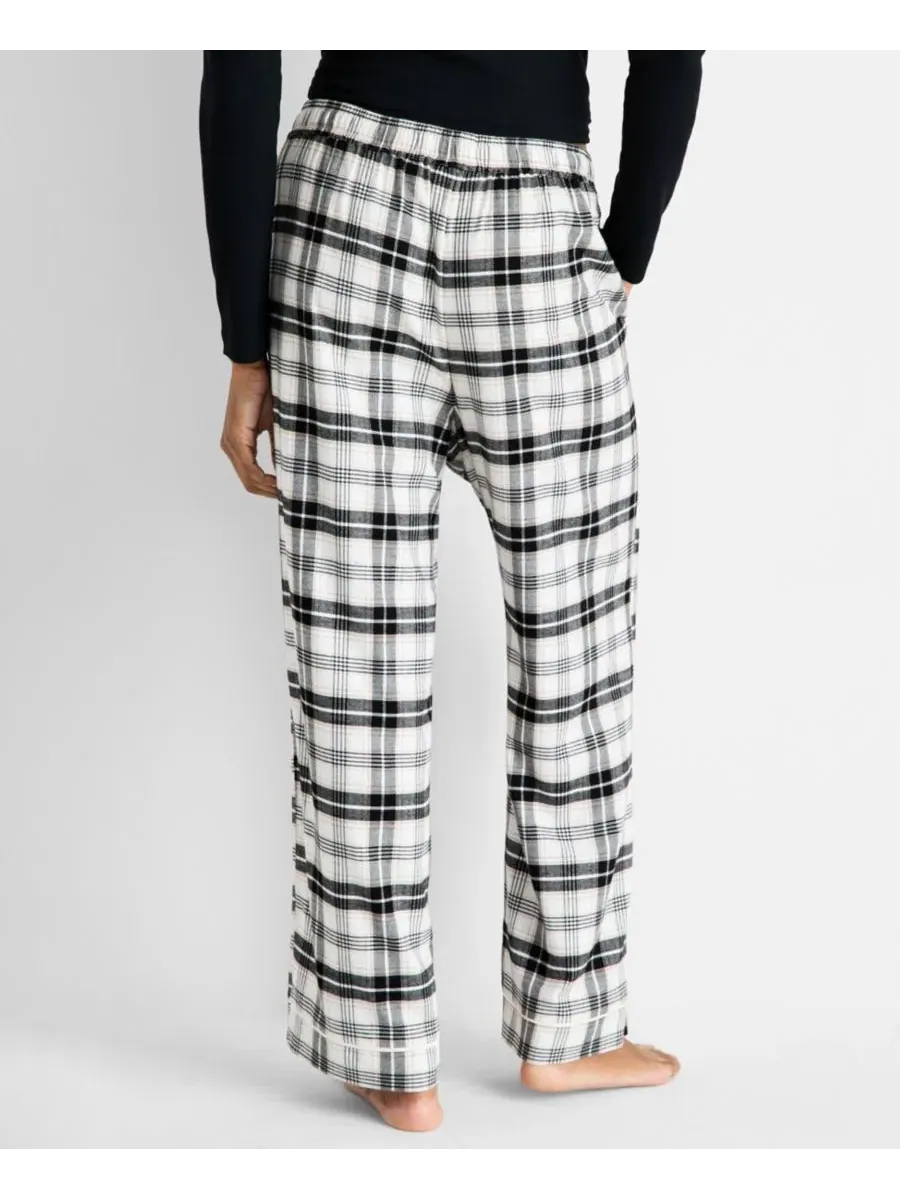 Фланелевые пижамные брюки с завязкой State of Day, Shelby Plaid — изображение 2 из 4