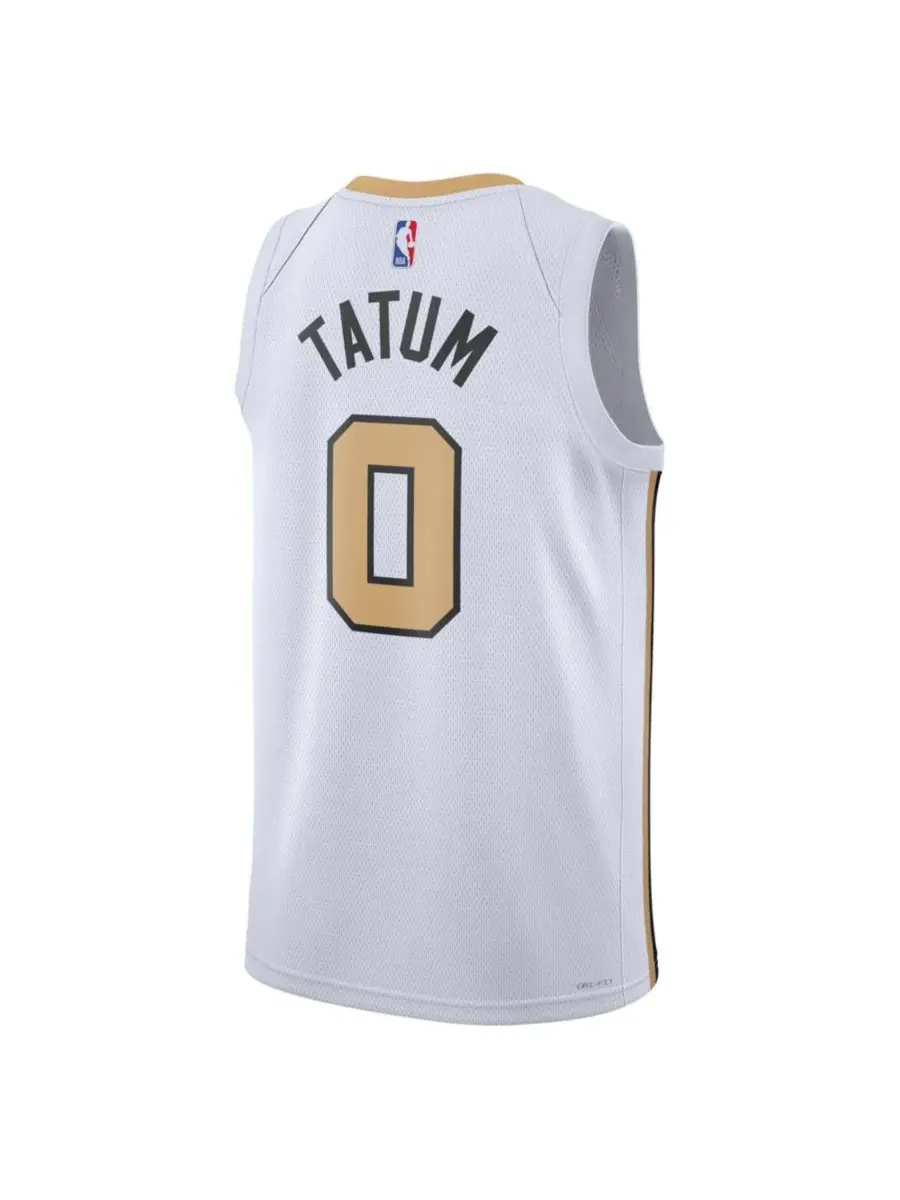 Nike Мужская и женская белая майка Джейсона Тейтума, Boston Celtics, сезон 2025/26 City Edition — изображение 3 из 3, белый