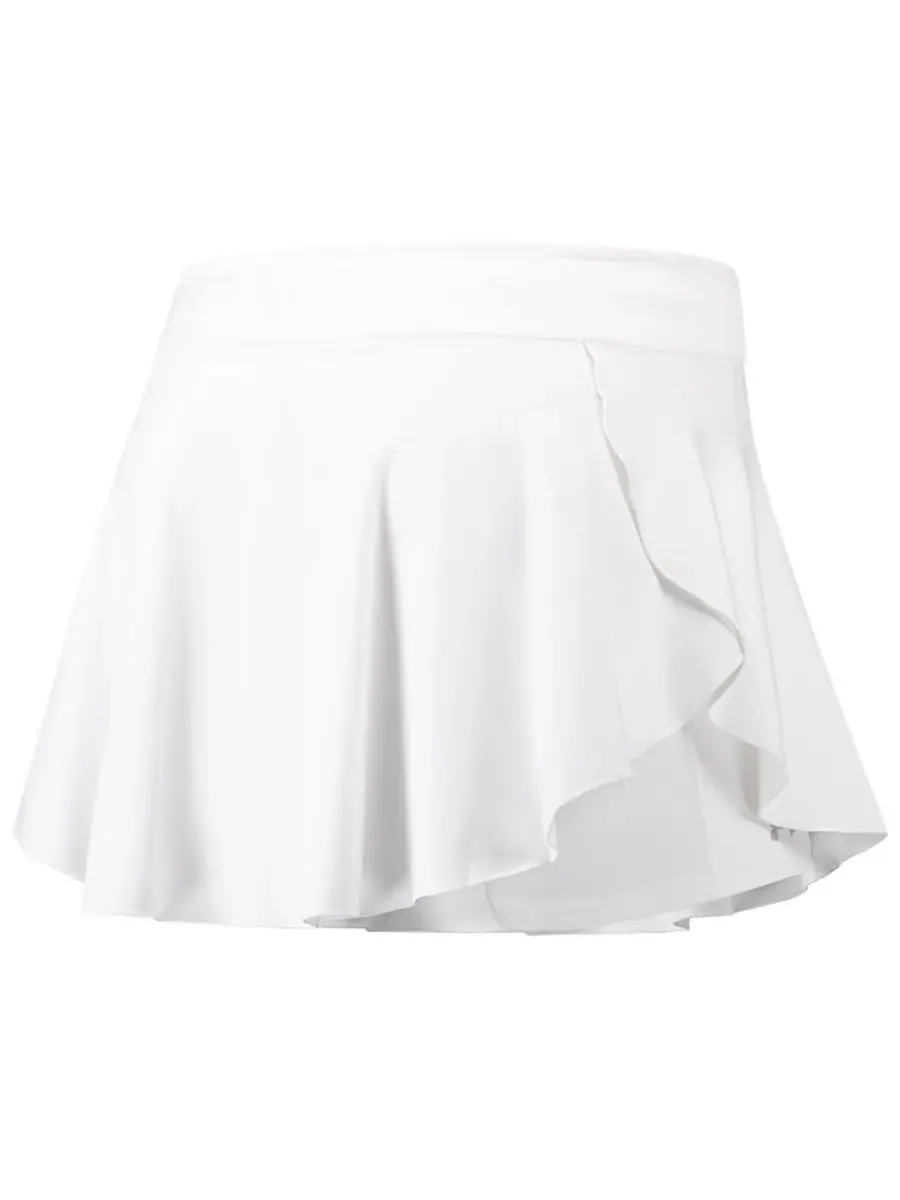 Under Armour Женская белая юбка-шорты Wisconsin Badgers Gameday Soft Skort с разрезом для игрового — изображение 2 из 3