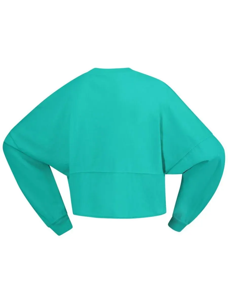 Spirit Jersey Женская укороченная футболка с длинными рукавами и принтом "Нью-Йоркская свобода" — изображение 2 из 3, мята