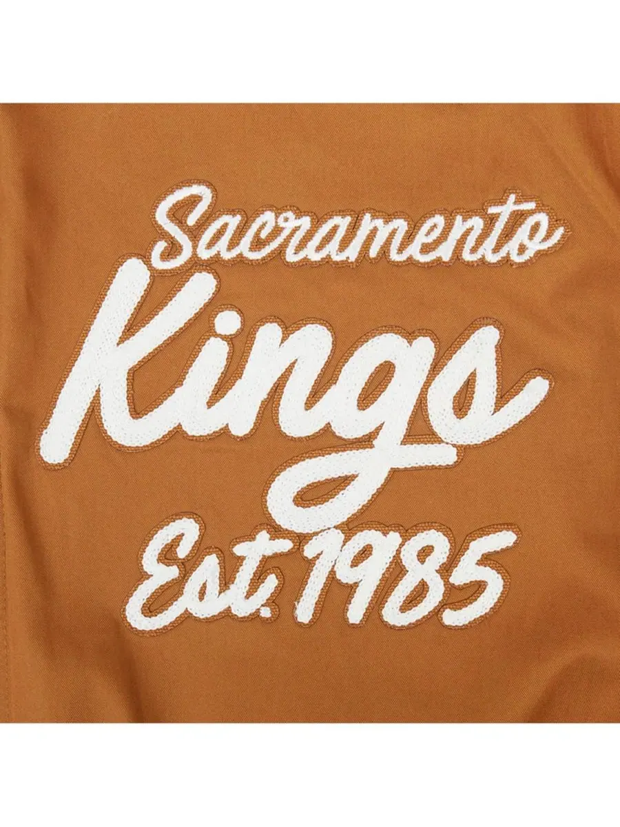 Pro Standard Мужская коричневая куртка на молнии Sacramento Kings Paint The City — изображение 5 из 5, коричневый