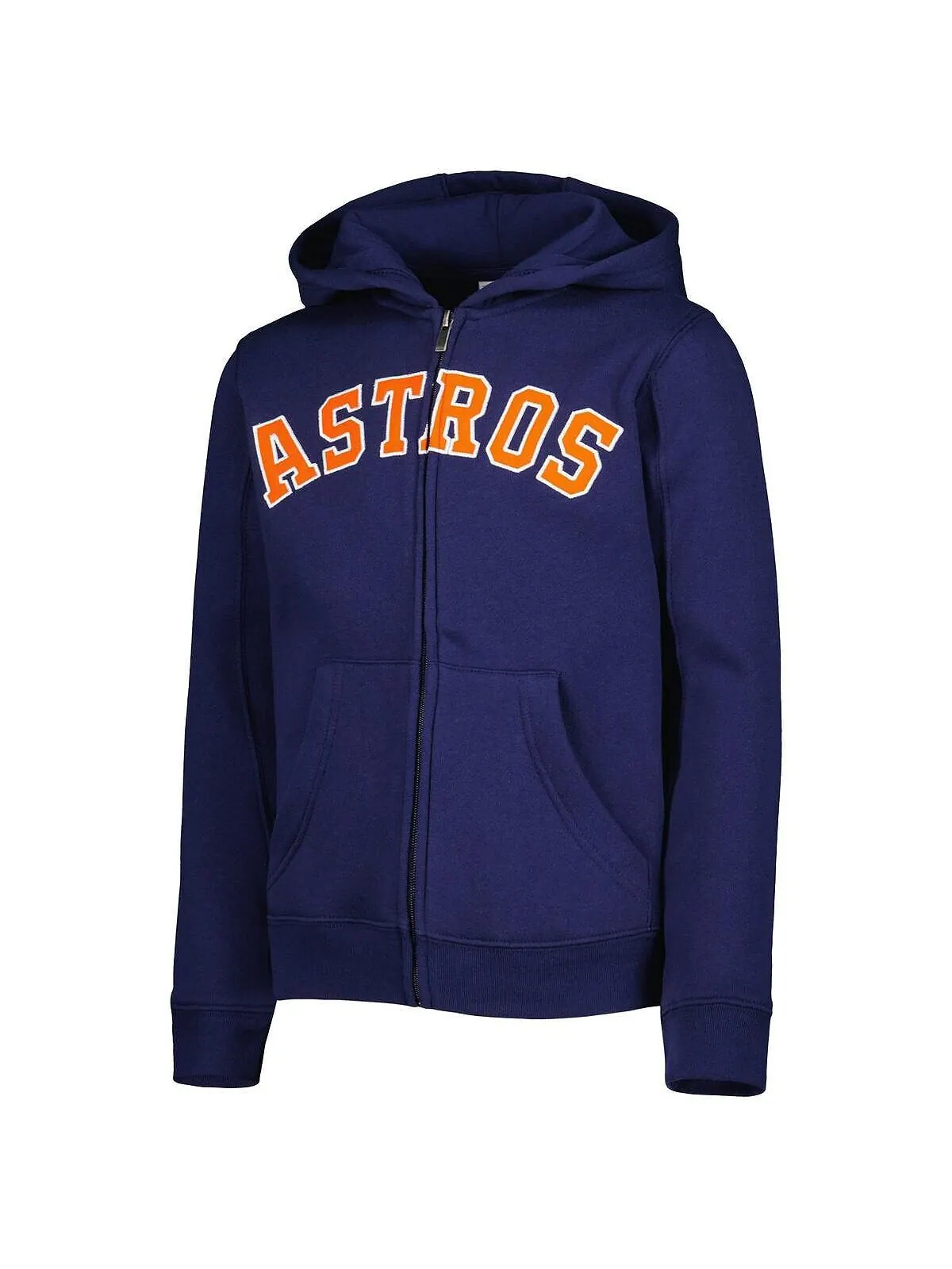 Темно-синяя флисовая толстовка с молнией во всю длину и надписью Big Boys Houston Astros Outerstuff — изображение 2 из 2