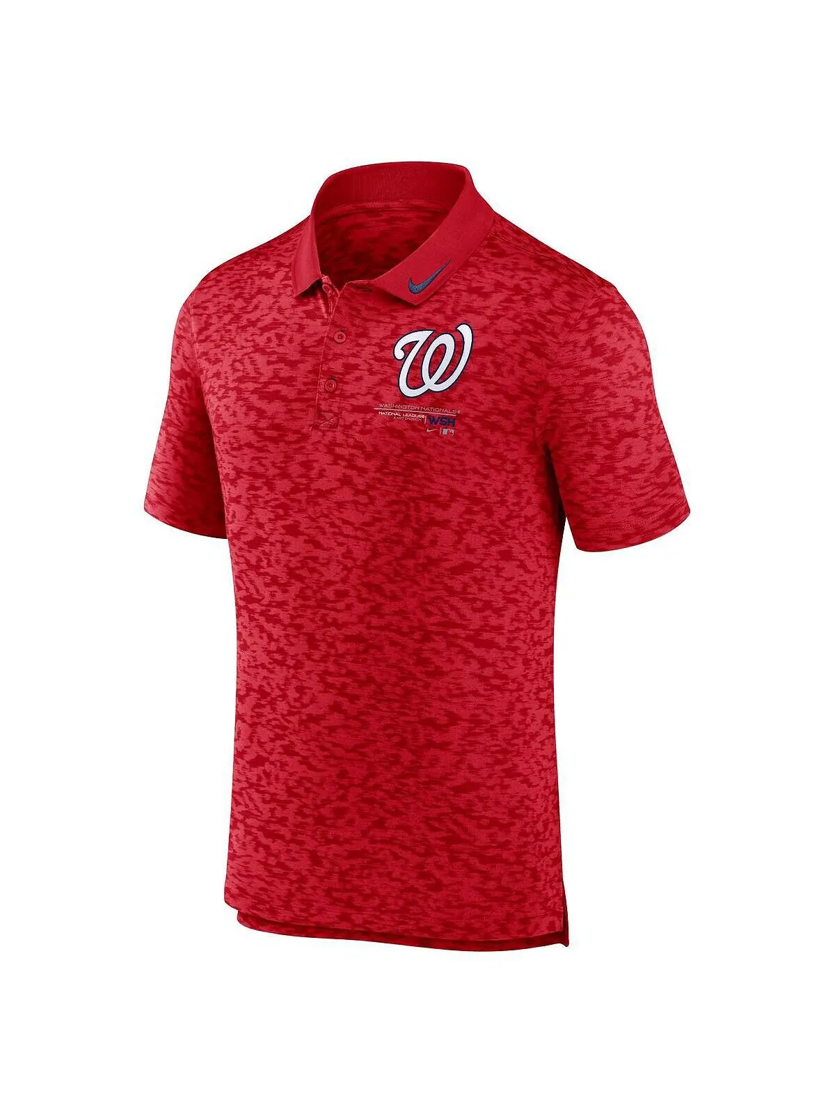 Мужская красная рубашка-поло Next Level Performance Washington Nationals Nike — изображение 2 из 3, красный