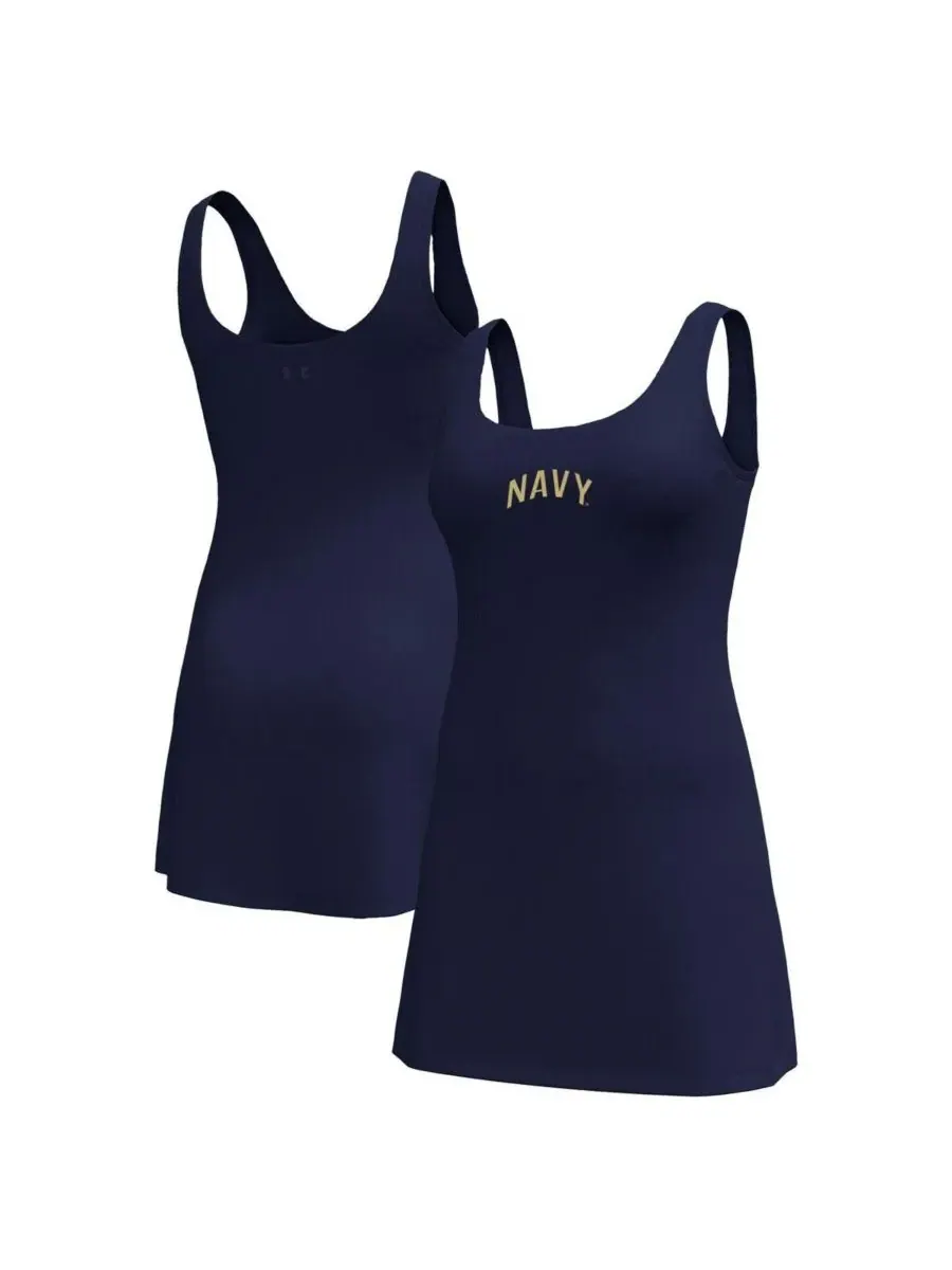 Under Armour Женское спортивное платье Navy Midshipmen Gameday Motion Active Dress — изображение 1 из 3, темно-синий