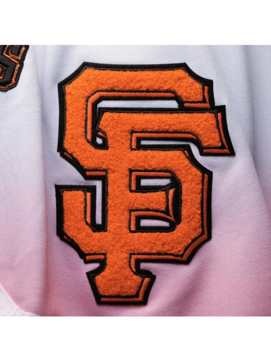 Pro Standard Мужские шорты сине-розового цвета с логотипом команды San Francisco Giants — изображение 2 из 4, синий розовый