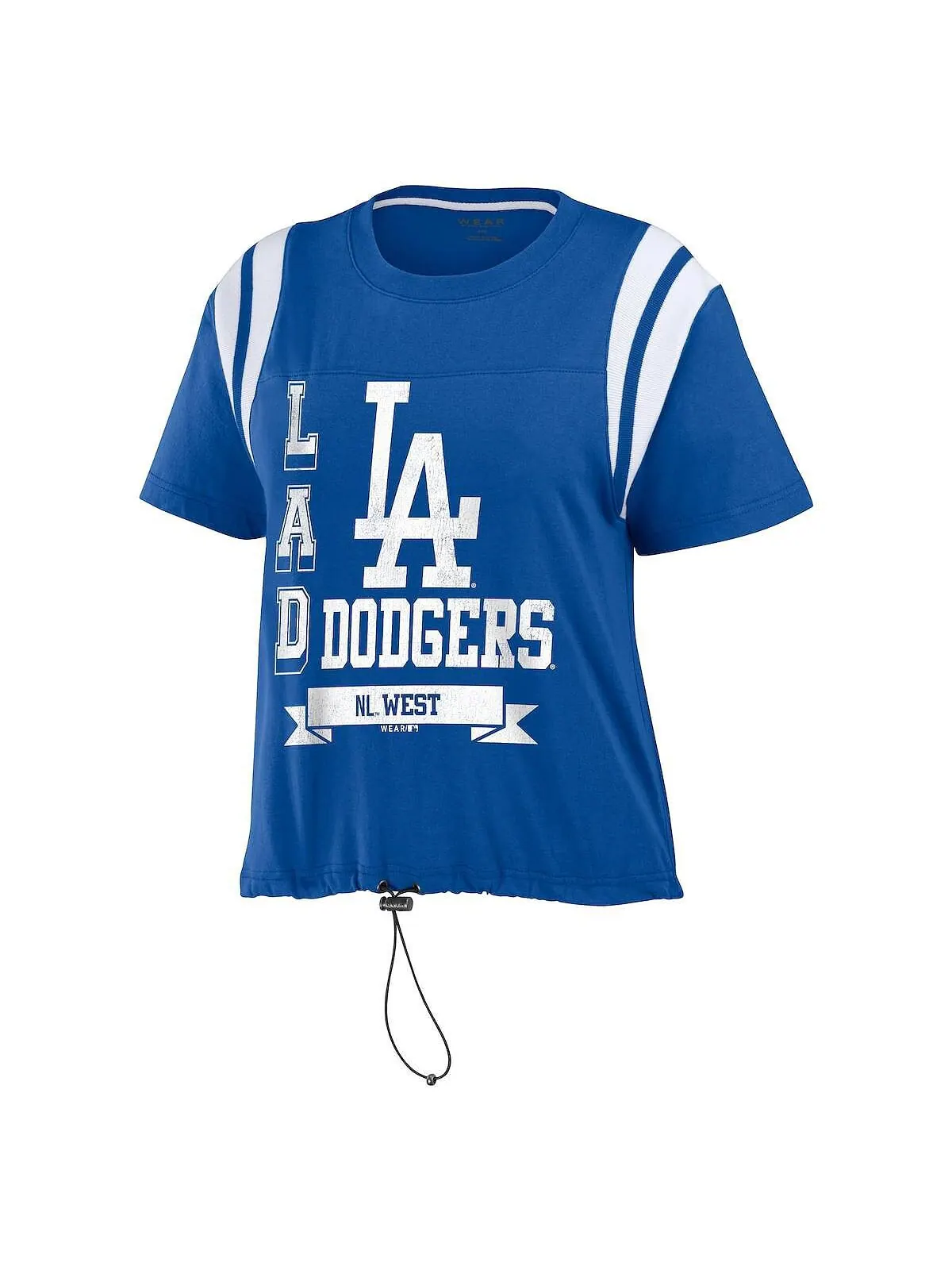 Женская футболка с цветными блоками Royal Los Angeles Dodgers WEAR by Erin Andrews — изображение 3 из 3, королевский