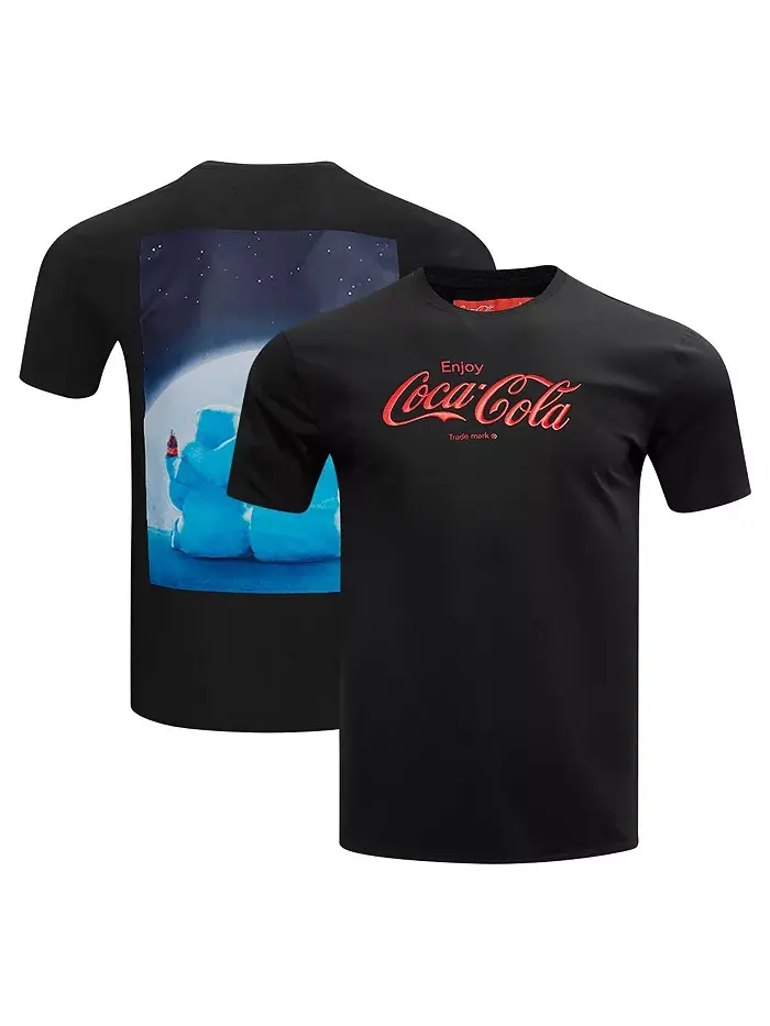 Мужская черная футболка Coca-Cola Sharing A Coke Freeze Max — изображение 1 из 5