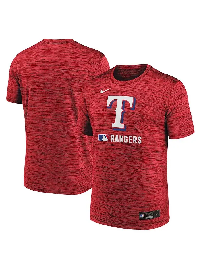 Мужская футболка для тренировок Texas Rangers Authentic Collection Velocity Performance красного — изображение 1 из 3
