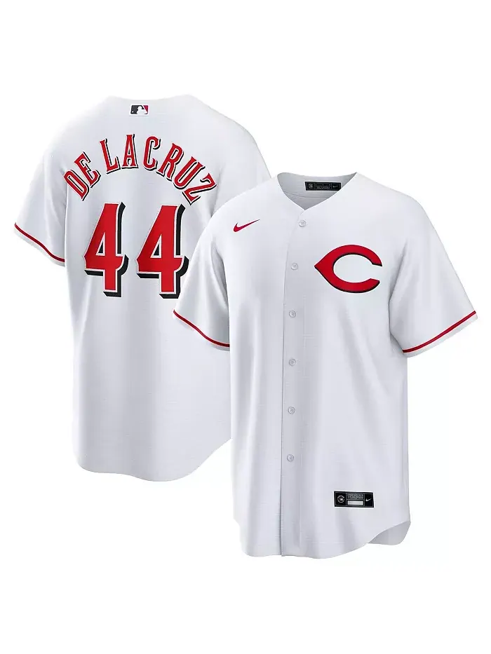Мужская футболка Elly De La Cruz White Cincinnati Reds Alternate 2 Replica 2.0 Player Jersey Nike — изображение 1 из 3