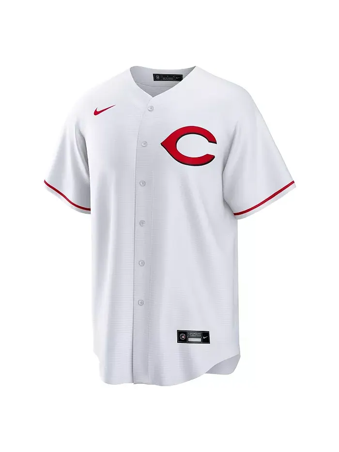 Мужская футболка Elly De La Cruz White Cincinnati Reds Alternate 2 Replica 2.0 Player Jersey Nike — изображение 2 из 3