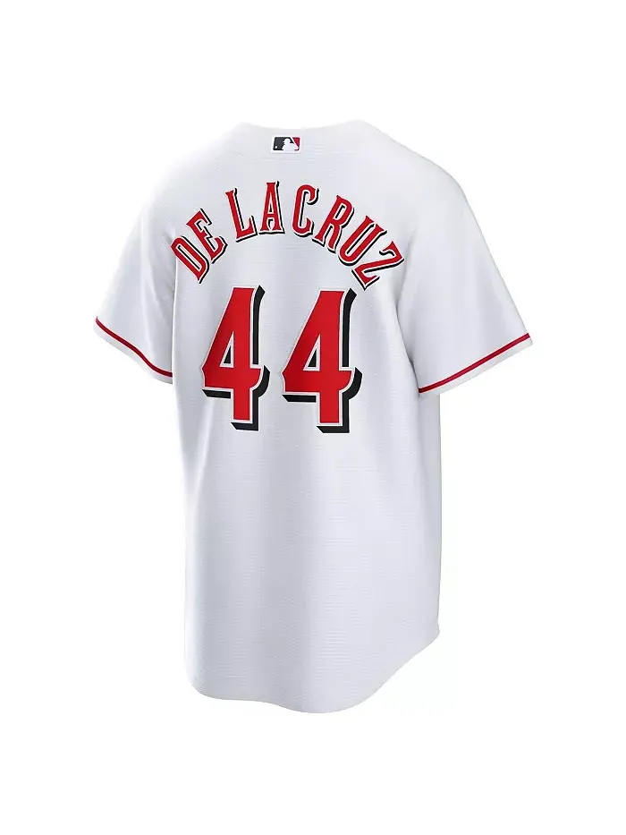 Мужская футболка Elly De La Cruz White Cincinnati Reds Alternate 2 Replica 2.0 Player Jersey Nike — изображение 3 из 3