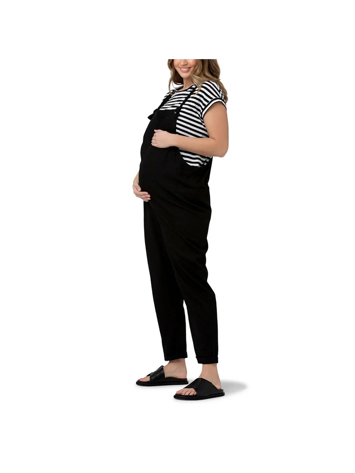 Комбинезон Poppy для беременных черный Ripe Maternity — изображение 2 из 3