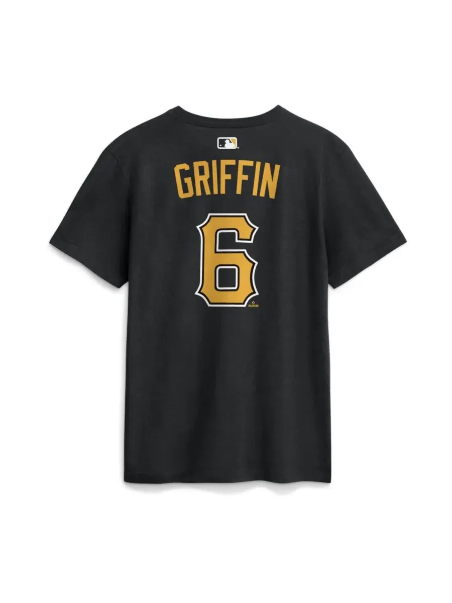 Футболка с именем и номером Konnor Griffin Nike — изображение 3 из 3, черный