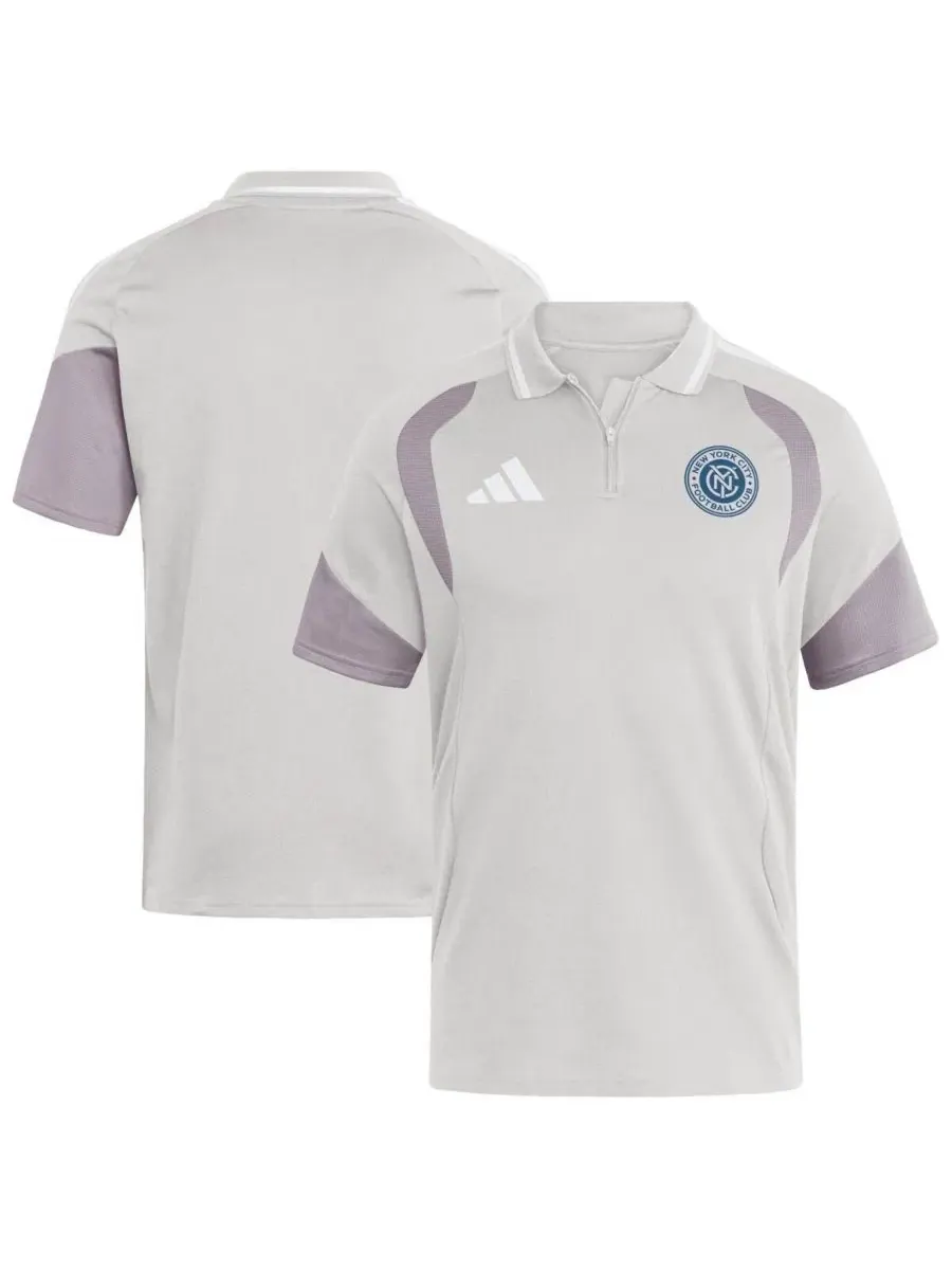 Поло с длинным рукавом реглан с молнией 2026 Tiro Competition New York City FC adidas