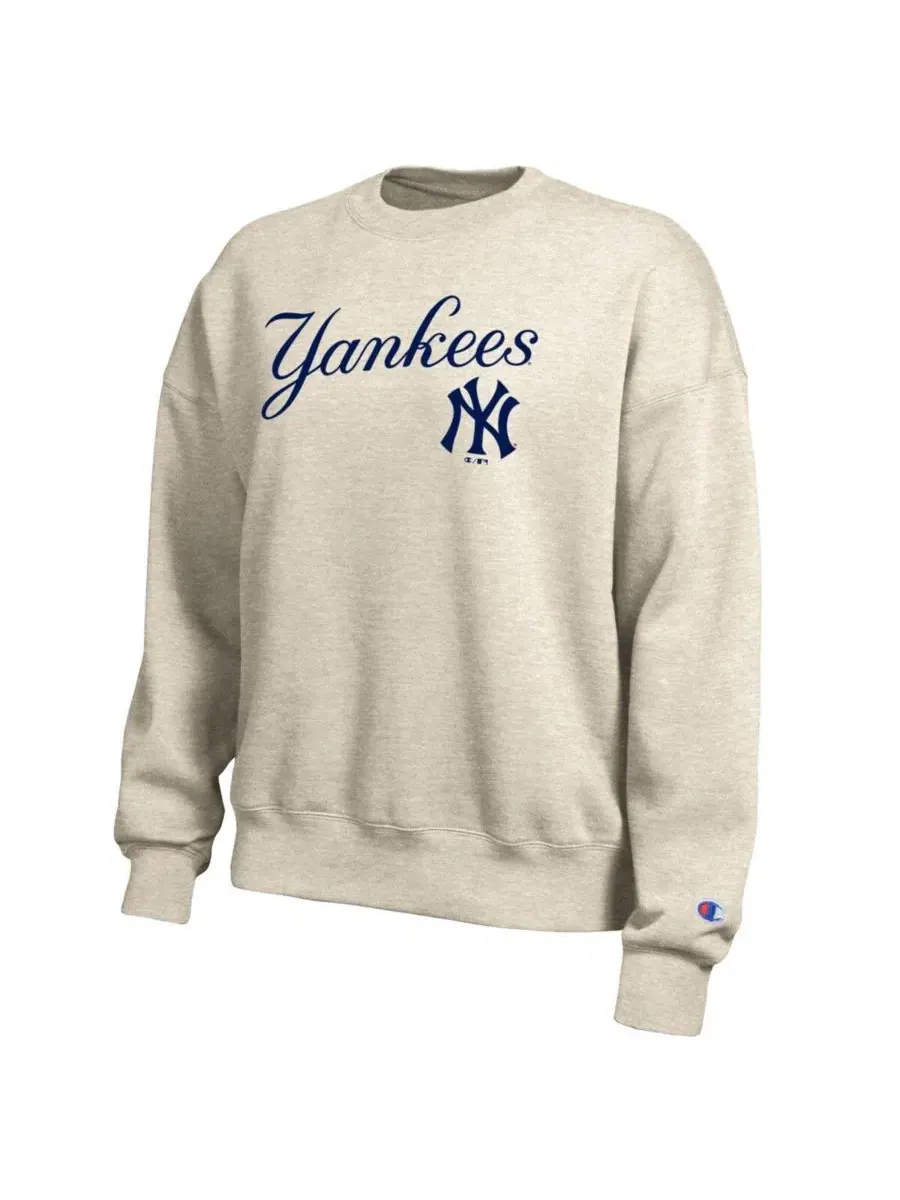 Свитшот женский с принтом New York Yankees All-Star Champion — изображение 2 из 3, овсяный