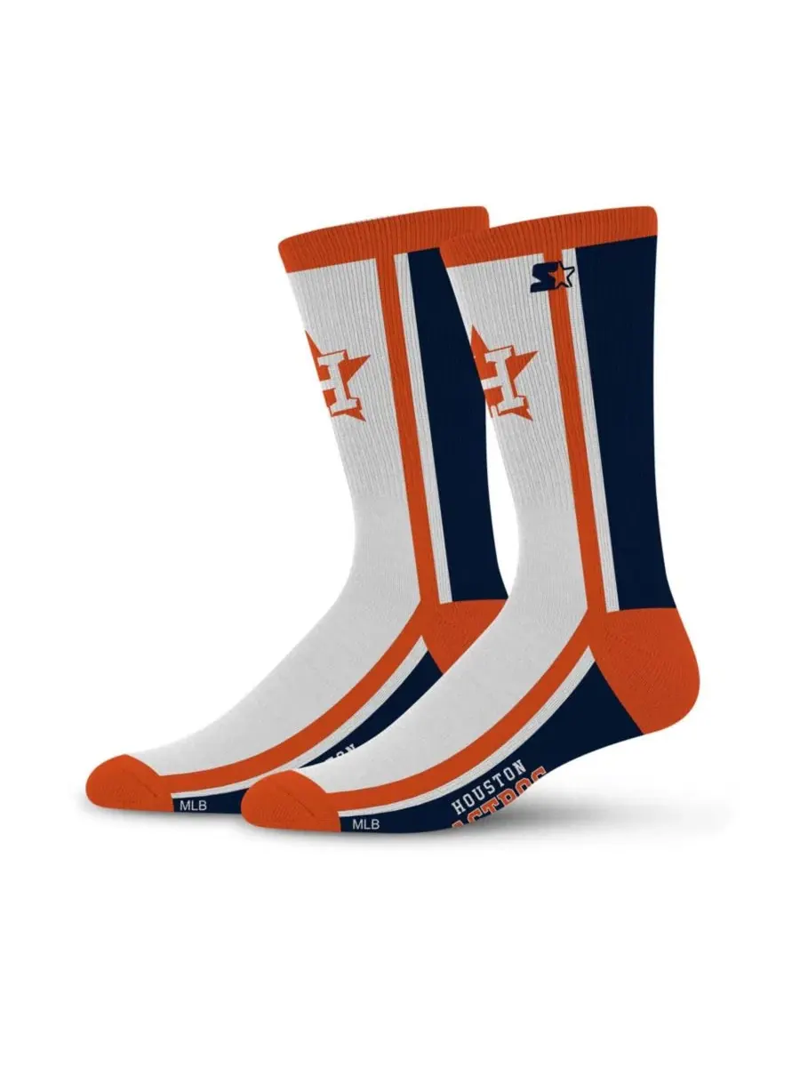 Носки-слипоны с графическим принтом для болельщиков Houston Astros Starter — изображение 1 из 1, белый