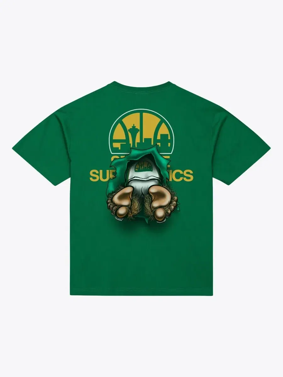 Футболка с длинным рукавом с принтом Breakthrough Mitchell & Ness — изображение 2 из 3, зеленый
