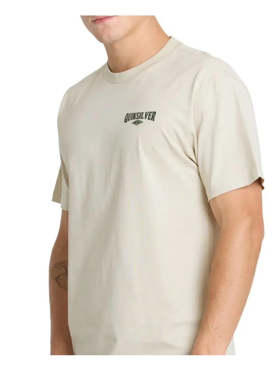 Футболка мужская с коротким рукавом Dolby Crewneck Quiksilver, Peyote — изображение 4 из 4