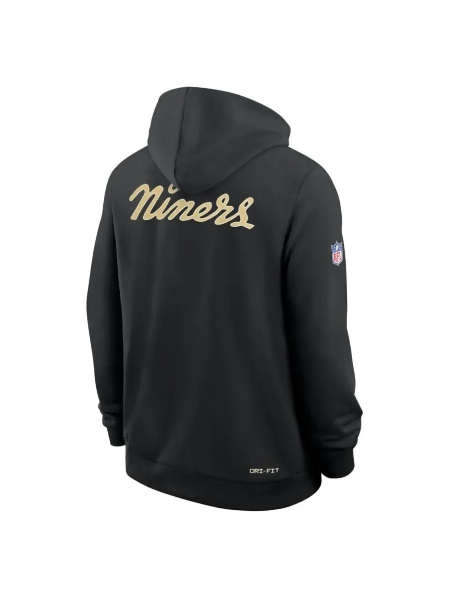 Fanatics Мужская черная толстовка Nike San Francisco 49ers 2025 NFL Rivalries Sideline Dri-Fit — изображение 2 из 4, черный