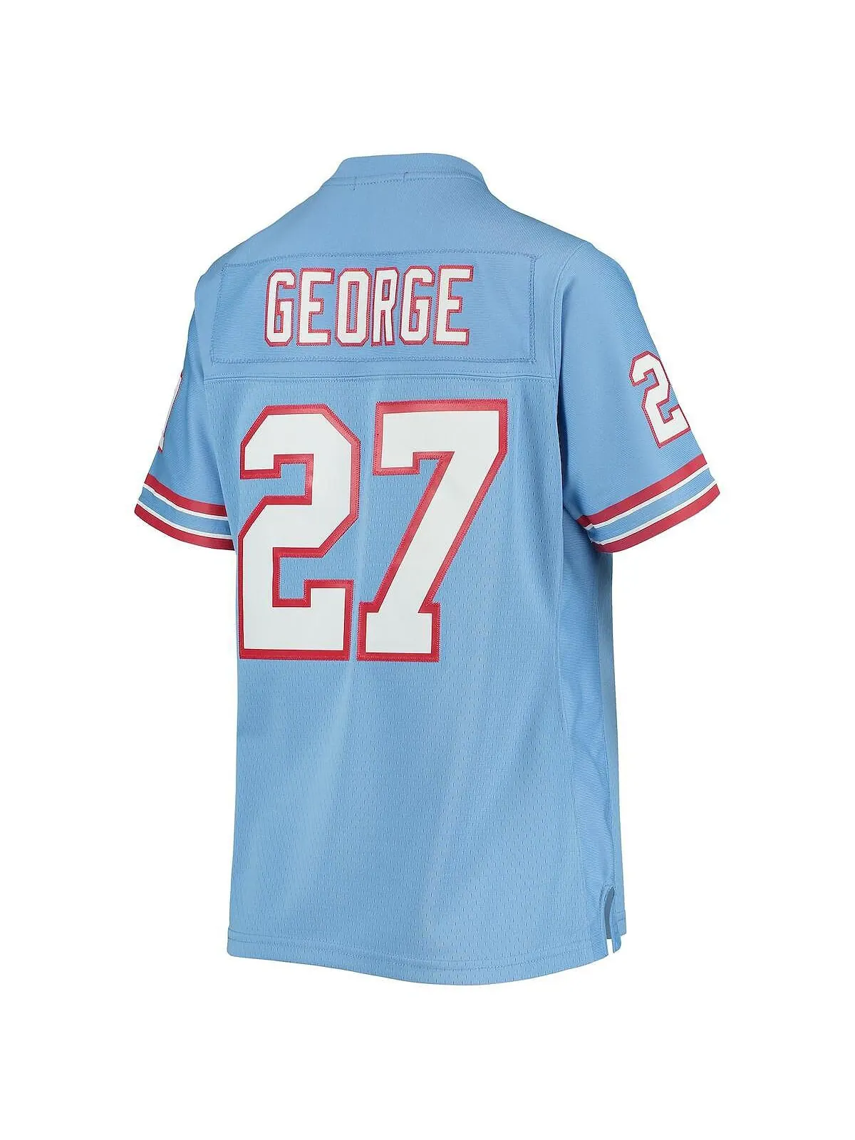 Женская голубая майка игрока Eddie George Houston Oilers Legacy Replica Player Mitchell & Ness — изображение 3 из 3