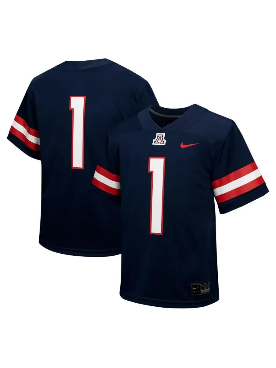 Nike Футболка для мальчиков и девочек Big Boys and Girls 1 Navy Arizona Wildcats Untouchable — изображение 1 из 3