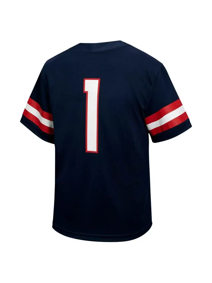 Nike Футболка для мальчиков и девочек Big Boys and Girls 1 Navy Arizona Wildcats Untouchable — изображение 2 из 3