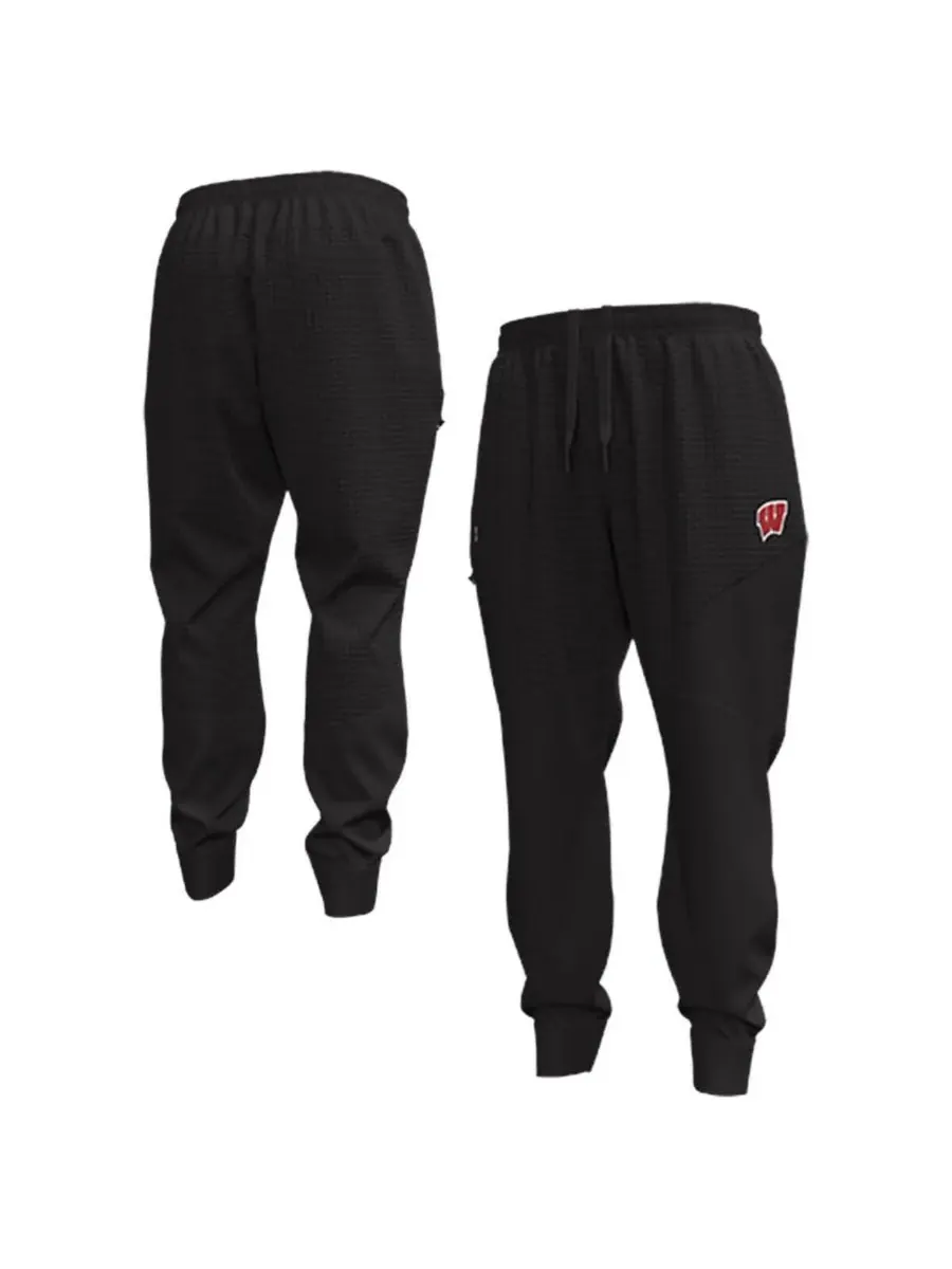 Under Armour Мужские черные флисовые спортивные брюки Wisconsin Badgers Unstoppable — изображение 1 из 3, черный
